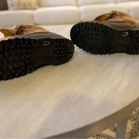 🎉HOST PICK❣️🎉 Eddie Bauer Brown and Tan Rain or Snow Boots with Shearling Lining - Picture 8 of 8